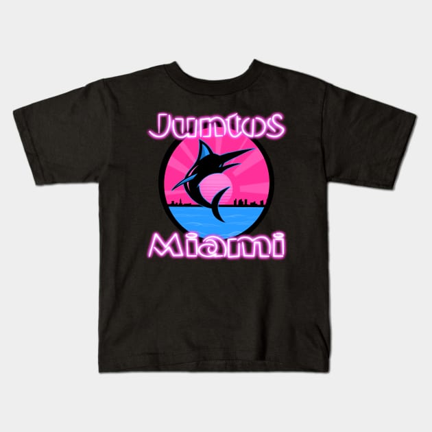 Juntos Miami Kids T-Shirt by Kirkhardt Designs